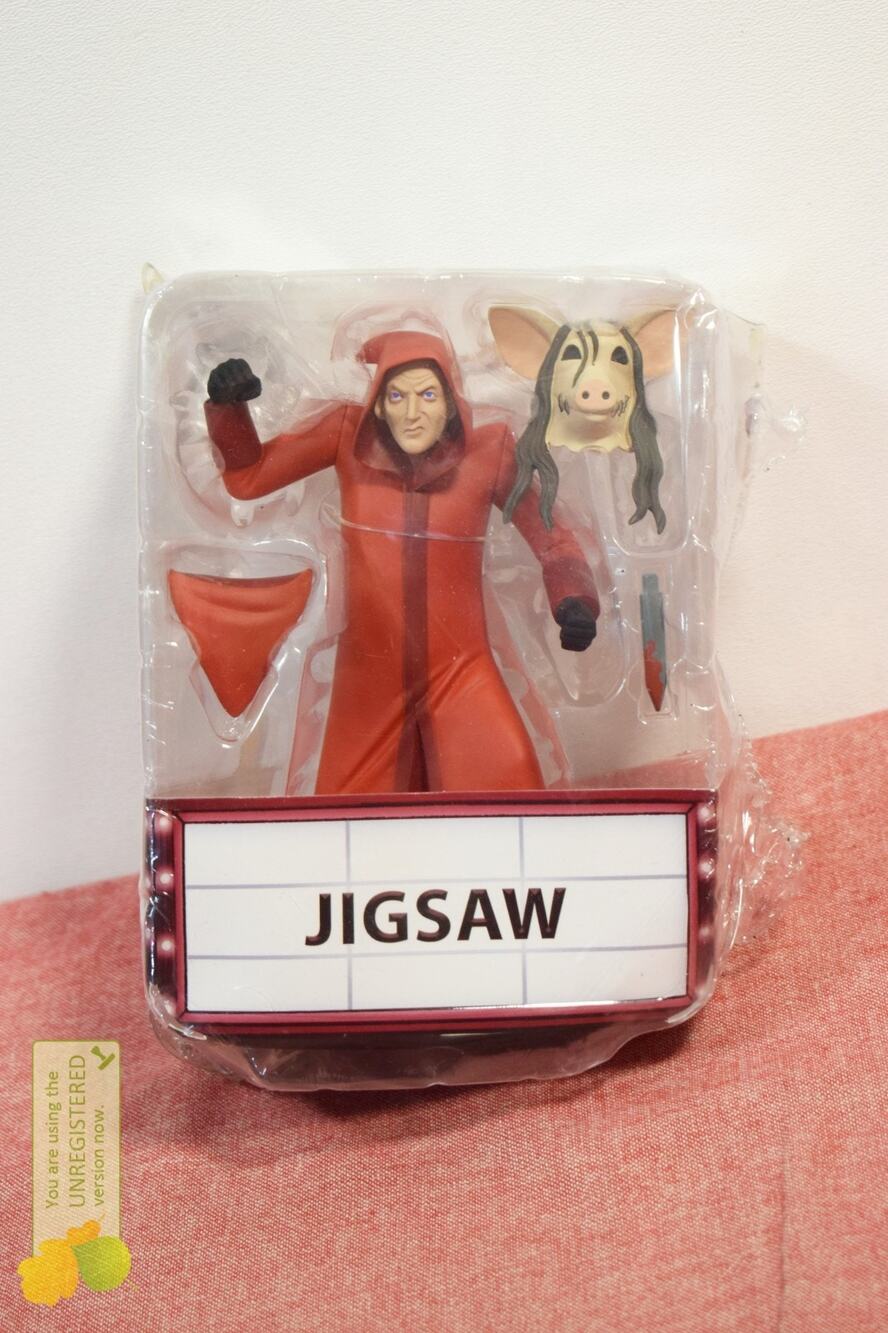 NECA Toony Terrors Saw JIGSAW Action Figure (Pack Wear)